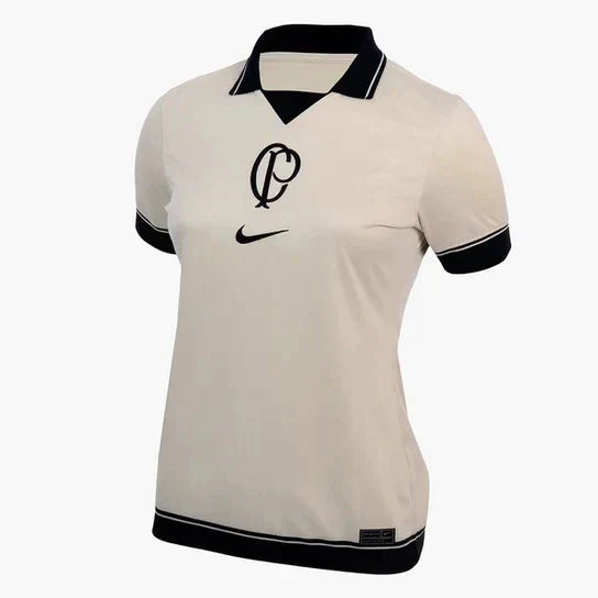 CORINTHIANS MANTO 2023/24 BEGE -  WOMEN BABY LOOK