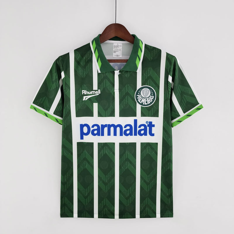 PALMEIRAS HOME 1996/96 - RHUMELL RETRO MEN`S - GREEN/WHITE