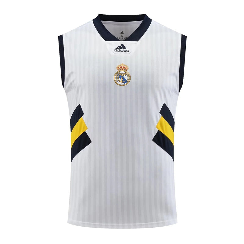 REAL MADRID SLEEVELESS TRAINING KIT 23/24 - WHITE